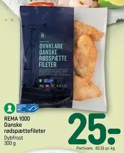 REMA 1000 REMA 1000 Danske rødspættefileter tilbud