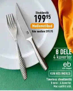 Imerco Timeless steakbestik tilbud