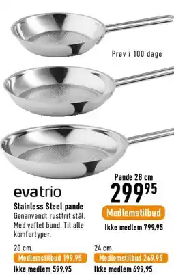 Imerco evatrio Stainless Steel pande tilbud