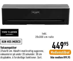 Imerco Vakuumpakker tilbud