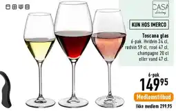 Imerco Toscana glas tilbud