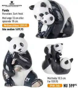 Imerco Panda porcelænsfigur tilbud