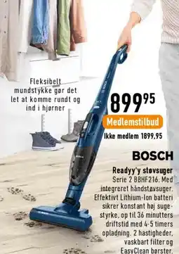 Imerco Bosch Ready'y støvsuger tilbud