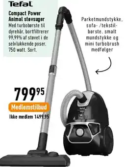 Imerco Tefal Compact Power Animal støvsuger tilbud