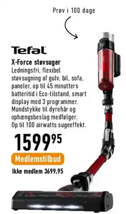 Imerco Tefal X-Force støvsuger tilbud