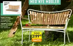 Imerco Marguerit havebænk tilbud
