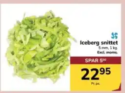 Dagrofa Food Service Iceberg snittet tilbud
