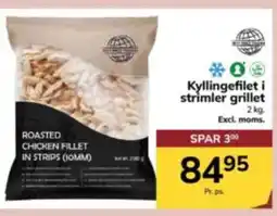 Dagrofa Food Service Kyllingefilet i strimler grillet tilbud