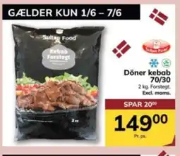 Dagrofa Food Service Döner kebab 70/30 tilbud
