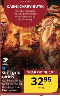 Dagrofa Food Service Grill gris u/rids tilbud