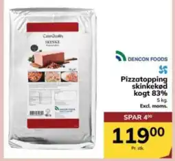 Dagrofa Food Service Pizzatopping skinkekød kogt 83% tilbud