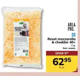 Dagrofa Food Service Revet mozzarella & cheddar 40+ tilbud