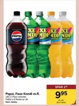 Dagrofa Food Service Pepsi, Faxe Kondi m.fl. tilbud