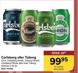 Dagrofa Food Service Carlsberg eller Tuborg tilbud