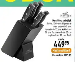 Imerco Mon Bloc knivblok tilbud