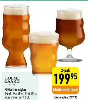 Imerco Mikkeller ølglas tilbud