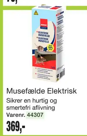 Harald Nyborg Musefælde Elektrisk tilbud