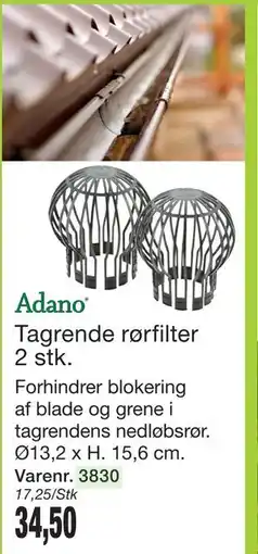 Harald Nyborg Tagrende rørfilter tilbud