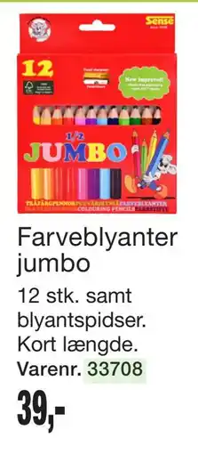 Harald Nyborg Farveblyanter jumbo tilbud