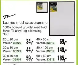 Harald Nyborg Phoenix Lærred med svæveramme tilbud