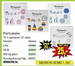 Harald Nyborg Partyæske tilbud