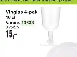 Harald Nyborg Vinglas 4-pak tilbud