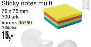 Harald Nyborg Sticky notes multi tilbud
