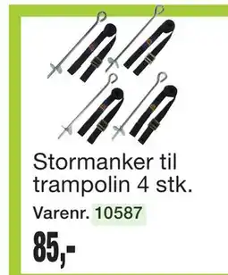 Harald Nyborg Stormanker til trampolin 4 stk tilbud