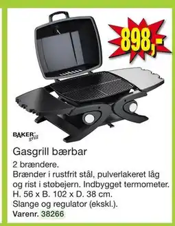 Harald Nyborg Gasgrill bærbar tilbud