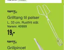 Harald Nyborg Grilltang til pølser tilbud