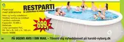 Harald Nyborg Pool oval med stålramme tilbud