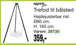 Harald Nyborg Trefod til bålsted tilbud
