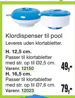 Harald Nyborg Klordispenser til pool tilbud