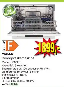 Harald Nyborg Bordopvaskemaskine tilbud