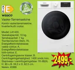 Harald Nyborg Vaske-Tørremaskine tilbud