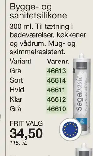 Harald Nyborg Bygge- og sanitetsilikone tilbud