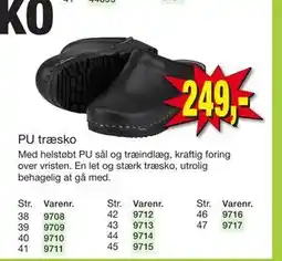 Harald Nyborg PU træsko tilbud