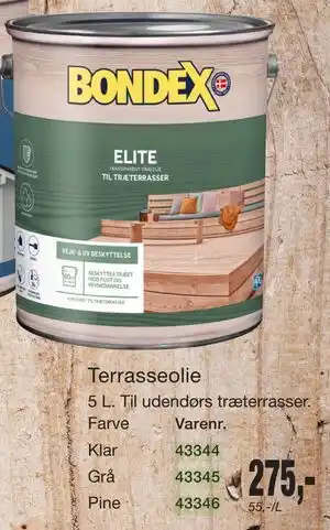 Harald Nyborg Terrasseolie tilbud