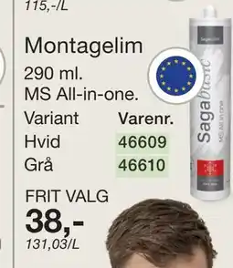 Harald Nyborg Montagelim tilbud