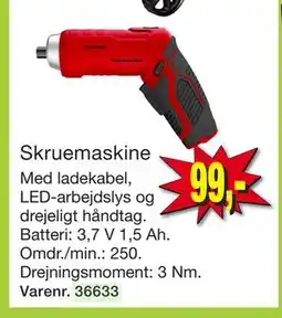 Harald Nyborg Skruemaskine tilbud