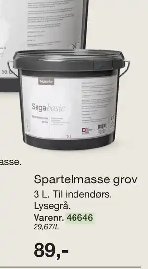 Harald Nyborg Spartelmasse grov tilbud