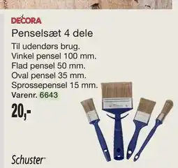 Harald Nyborg Penselsæt 4 dele tilbud