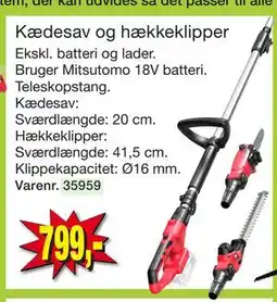 Harald Nyborg Kædesav og hækkeklipper tilbud