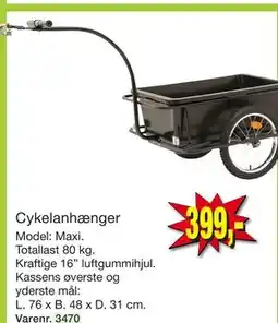 Harald Nyborg Cykelanhænger tilbud