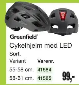Harald Nyborg Cykelhjelm med LED tilbud