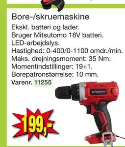 Harald Nyborg Bore-/skruemaskine tilbud