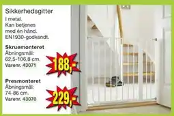 Harald Nyborg Sikkerhedsgitter tilbud