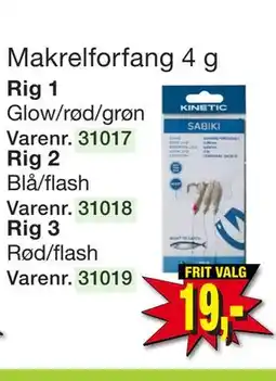 Harald Nyborg Makrelforfang 4 g tilbud
