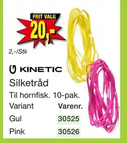Harald Nyborg KINETIC Silketråd tilbud