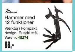 Harald Nyborg Hammer med 12 funktioner tilbud
